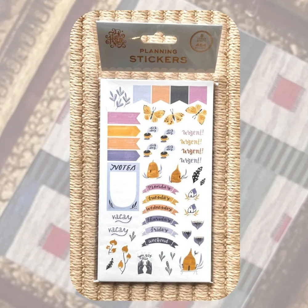 🎉🎉Spring Planner Journal Stickers for Planning — 5 Sticker Sheets